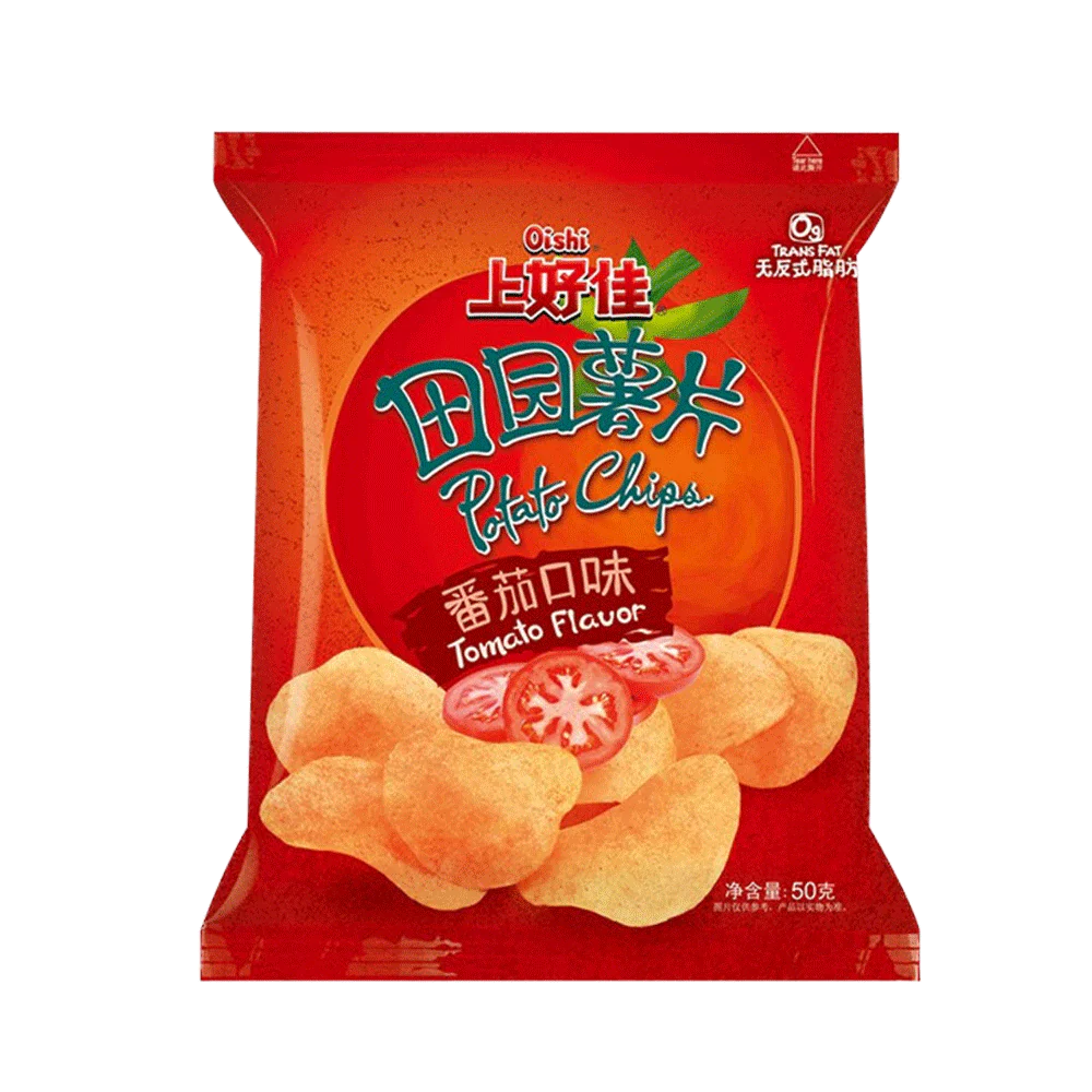 OISHI Potato Chips Tomato Flavour 50g