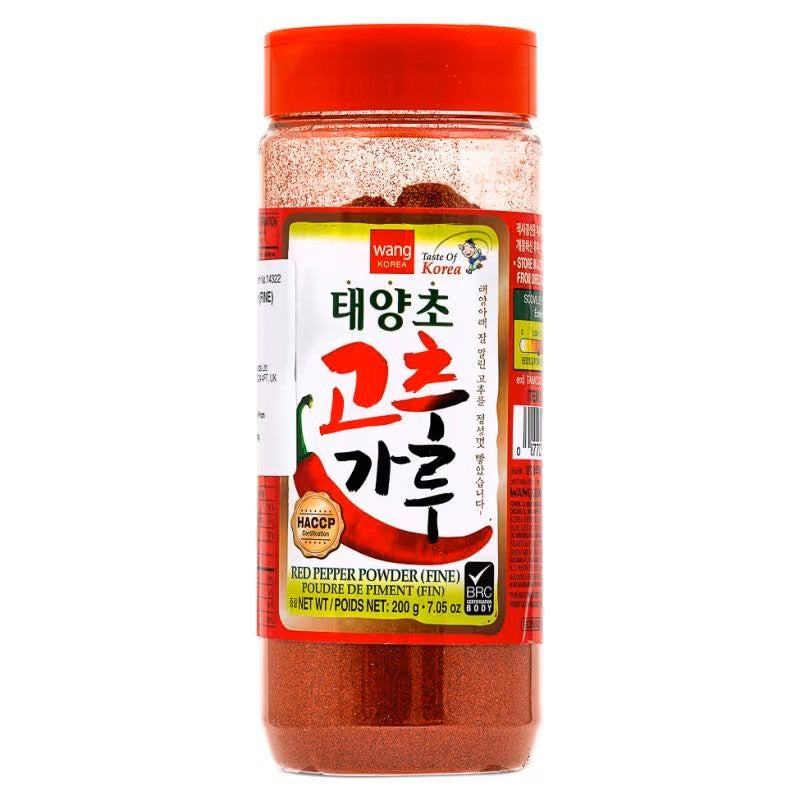 WANG Red Pepper Powder (Fine) Gochugaru 200g