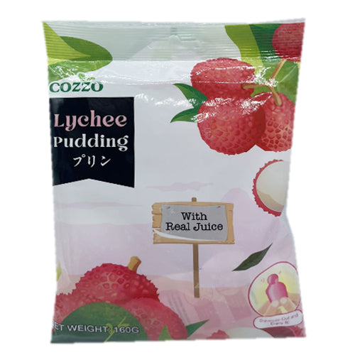 COZZO JELLY Lychee Pudding With Real Juice 160g