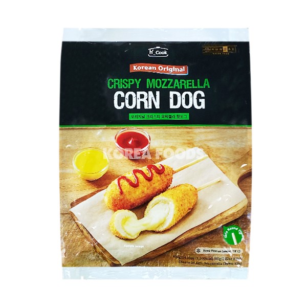 Frozen KOREAN ORIGINAL Crispy Mozzarella Corn Dog (80g x 5)