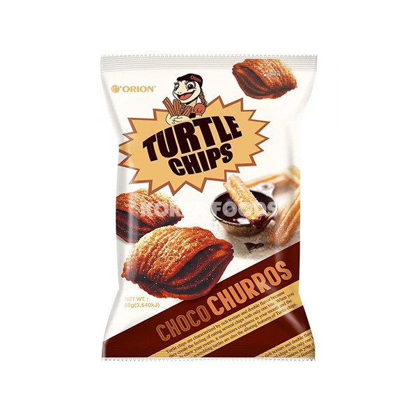 ORION Turtle Chips Choco Churrus 80g