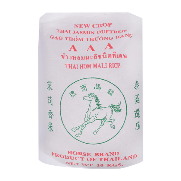 Light Gray HORSE BRAND Jasmine Rice 10kg