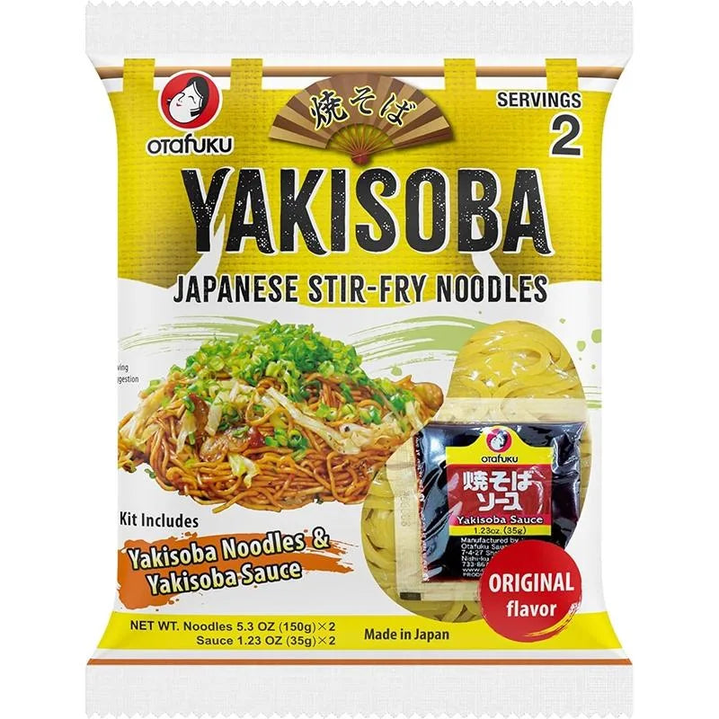 OTAFUKU Yakisoba Japanese Stir-Fry Noodles w/ Sauce 370g