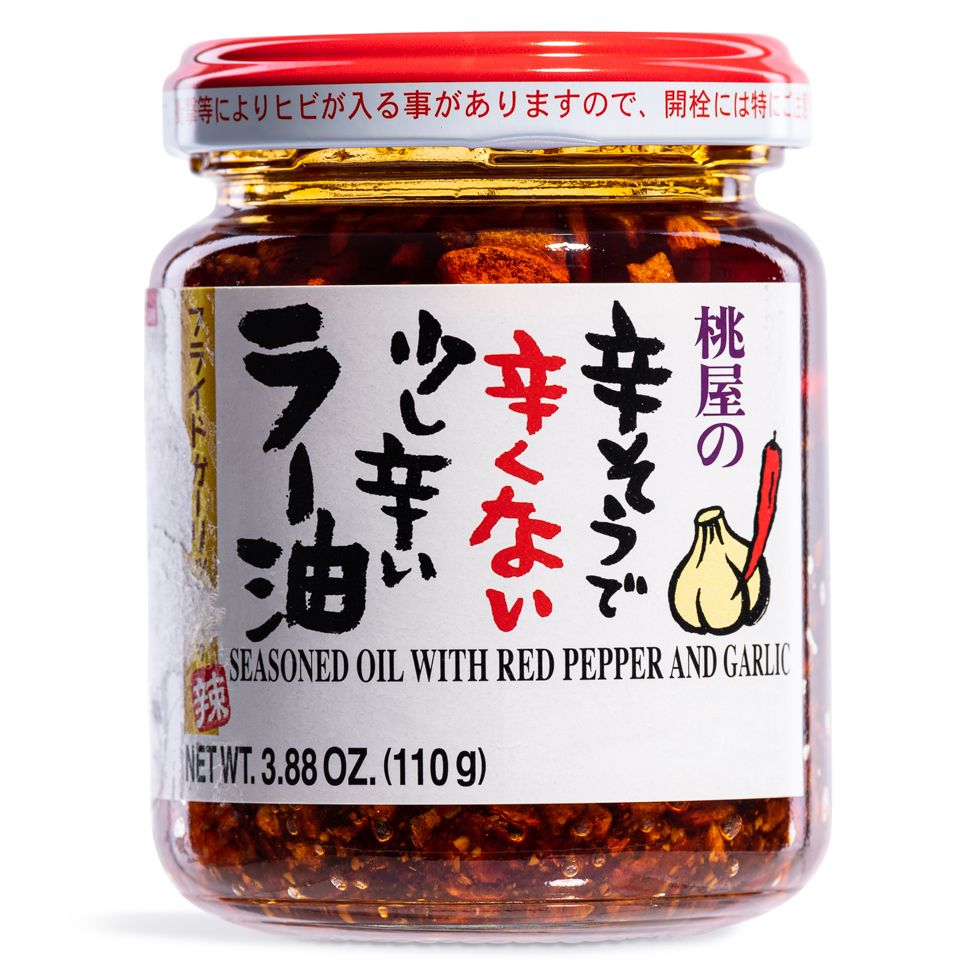 MOMOYA Seasoned Oil With Chilli Pepper And Garlic 110g