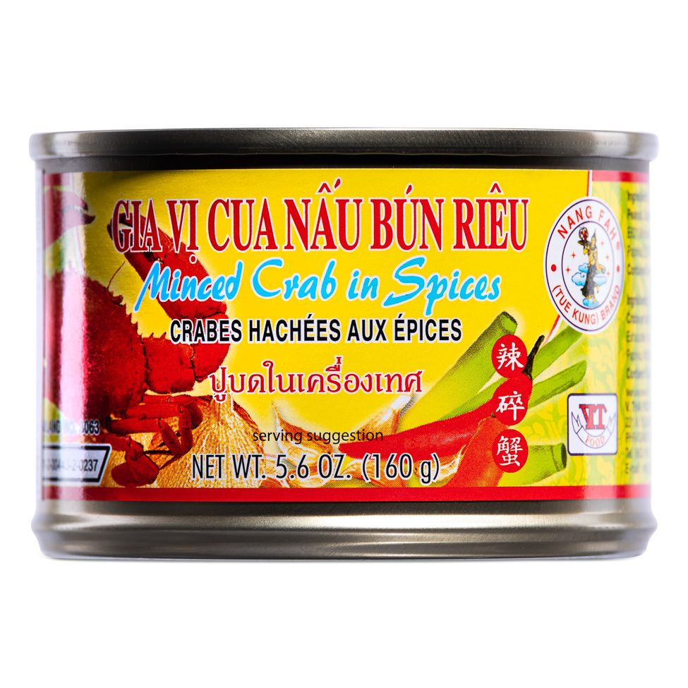 NANG FAH Minced Crab Meat In Soybean Oil And Spices 160g