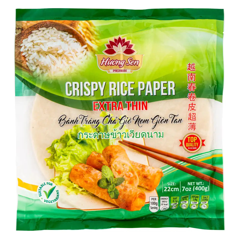 HUONG SEN Crispy Rice Paper Extra Thin 400g