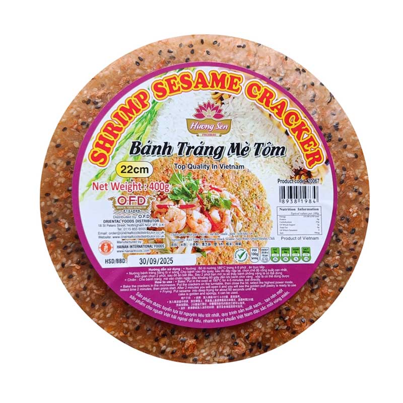 HUONG SEN Shrimp Sesame Cracker 400g