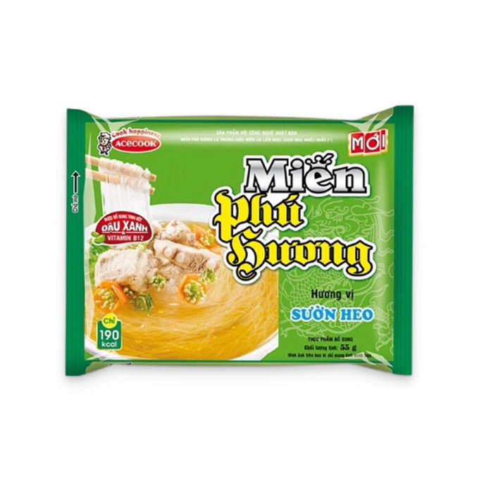 ACECOOK Miến Phú Hương Miến Phú Hương Sườn Heo 55g