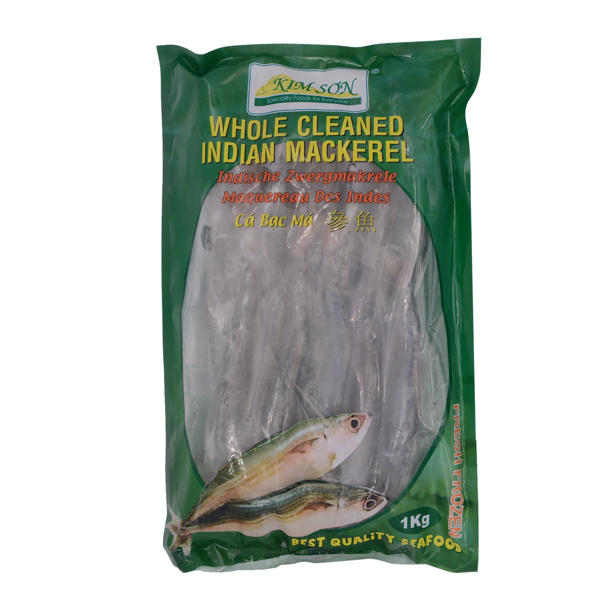 Frozen KIM SON Whole Cleaned Indian Mackerel 1kg