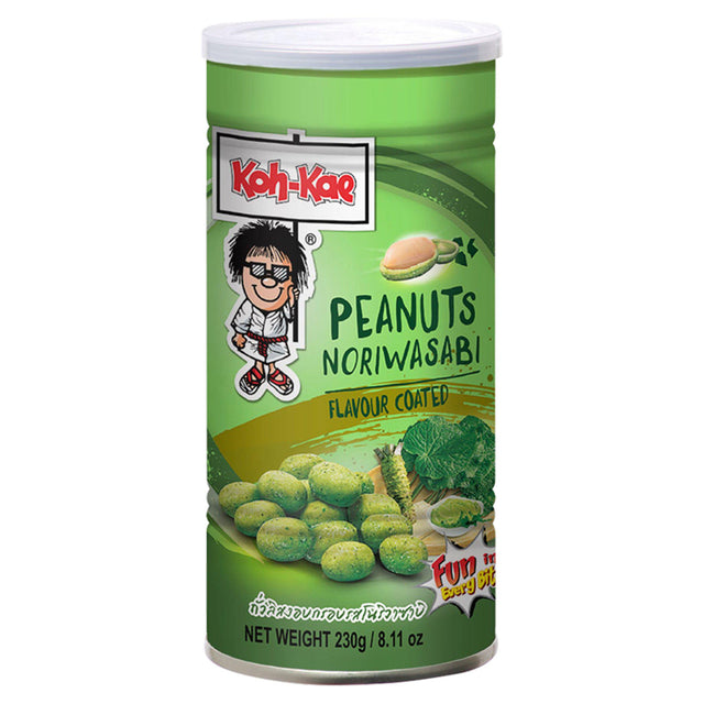 Olive Drab KOH-KAE Peanuts Noriwasabi Flavour Coated 230g