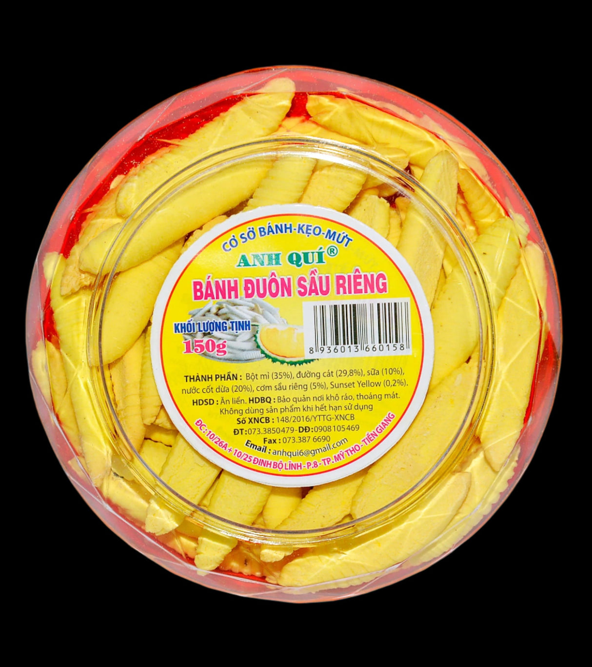 ANH QUI Bánh đuôn sầu riêng 150g