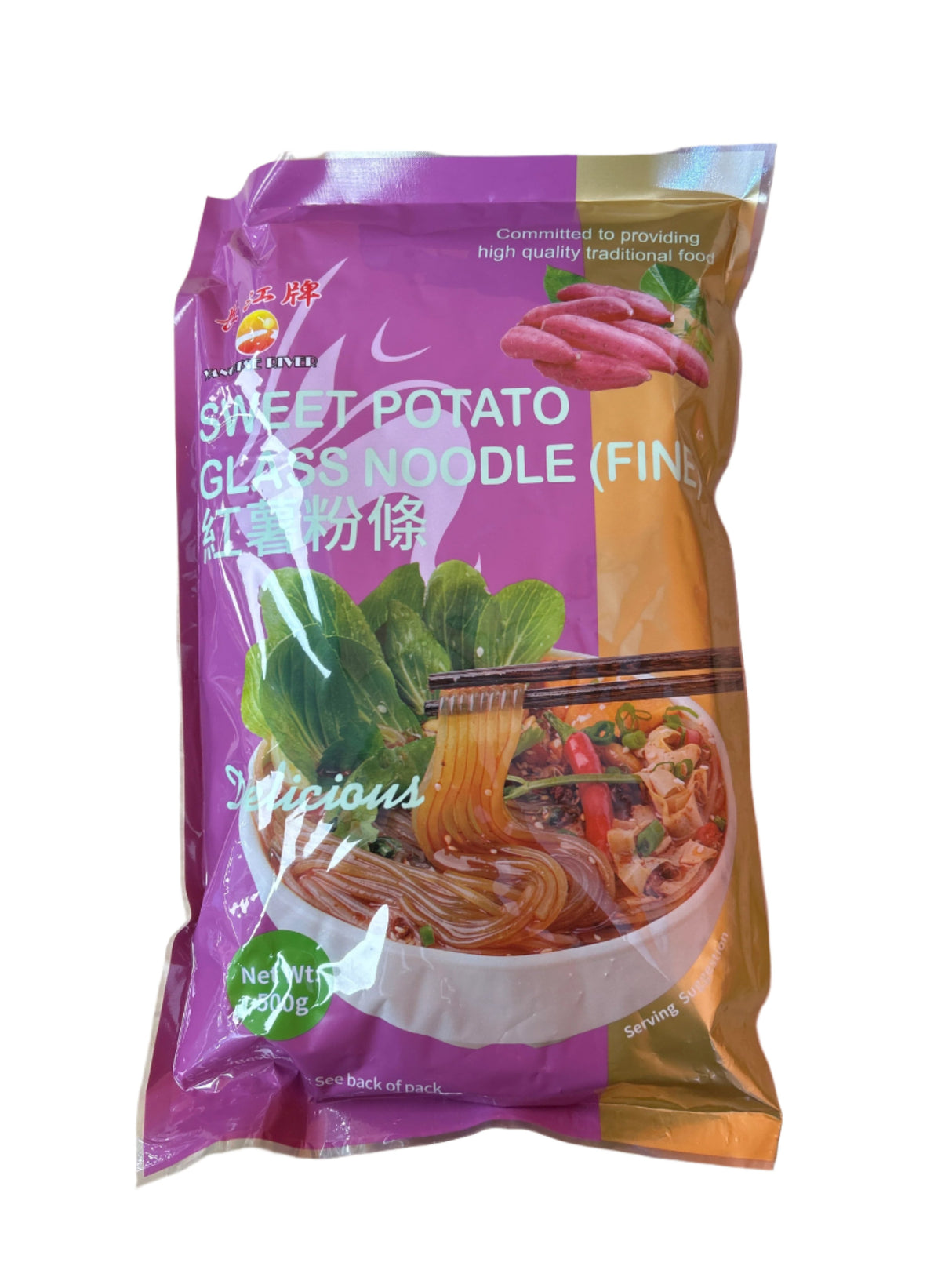 YANGTSE RIVER Sweet Potato Glass Noodle Fine 500g