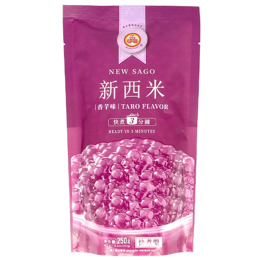 WU FU YUAN Tapioca Pearl (Taro Flavour) 250g