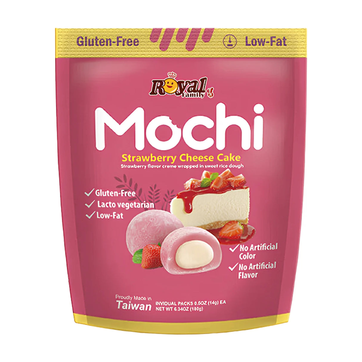 ROYAL FAMILY Mochi Strawberry Cheese Cake 180g