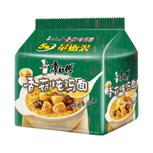 MASTER KONG Instant Noodle Mushroom & Chicken 5x98g