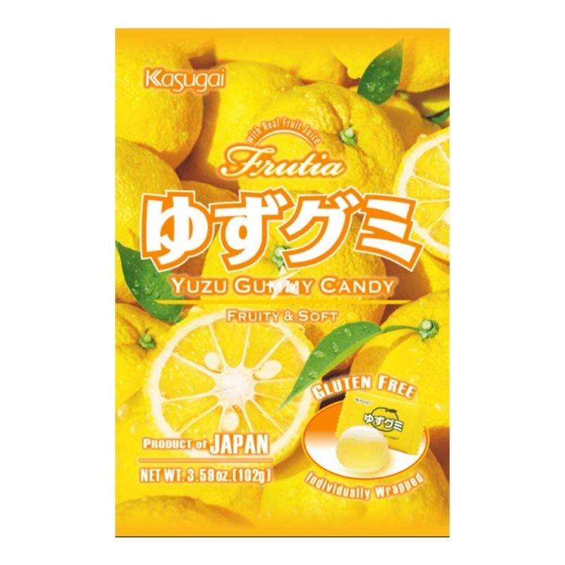 KASUGAI Yuzu Gummy Candy 102g