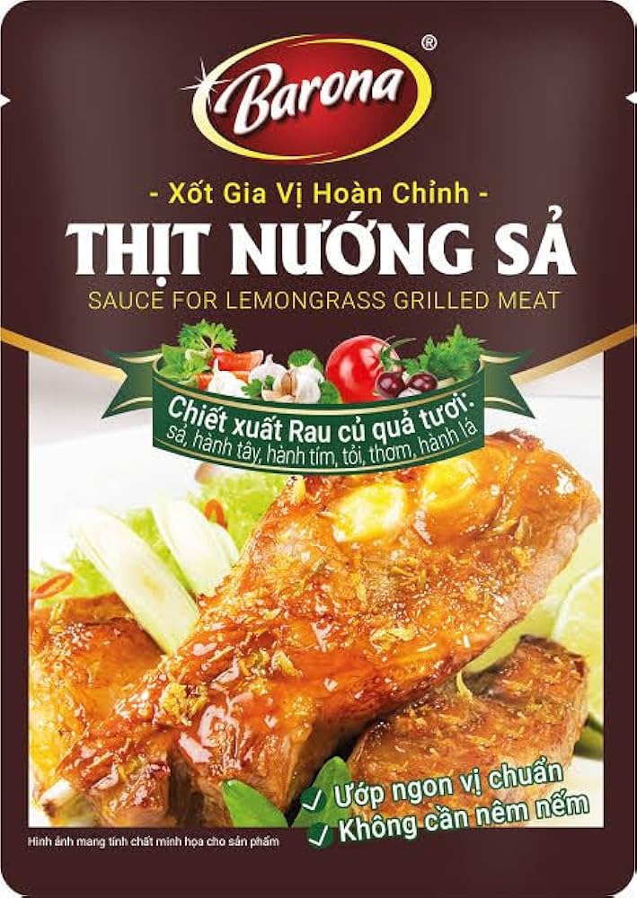 BARONA Sauce For Lemongrass Grilled Meat Thit Nuong Sa 80g