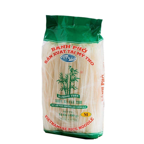 Gray BAMBOO TREE Vietnamese Rice Noodle Banh Pho (M) 400g