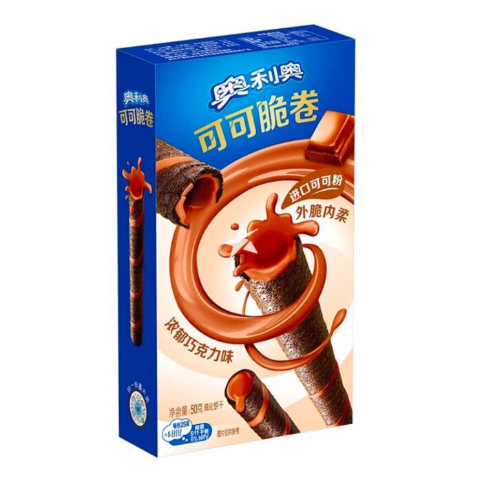 OREO Cocoa Crispy Rolls Chocolate Flavour 50g