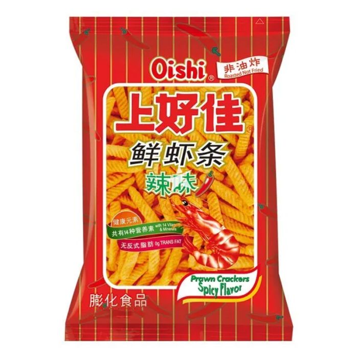 OISHI Prawn Crackers Spicy 40g