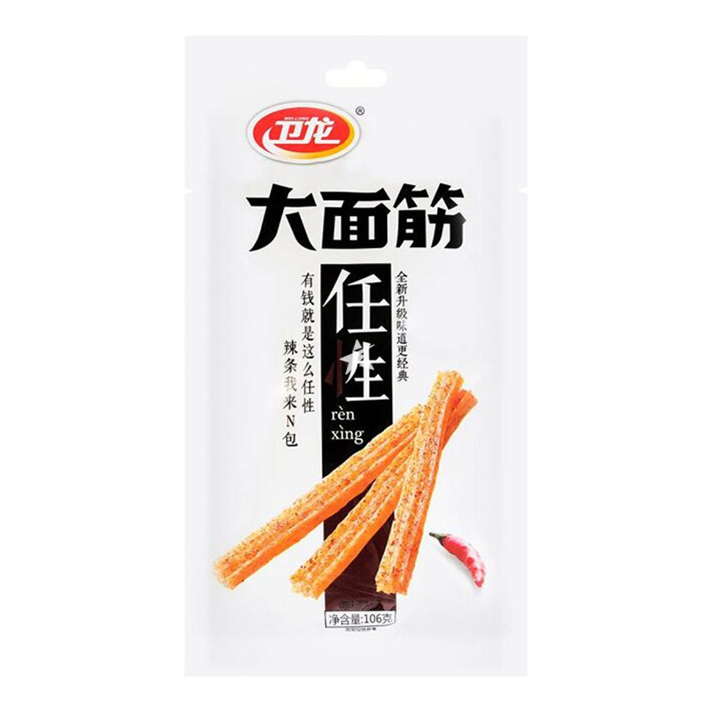 WEI-LONG Latiao Gluten Strips Hot 106g