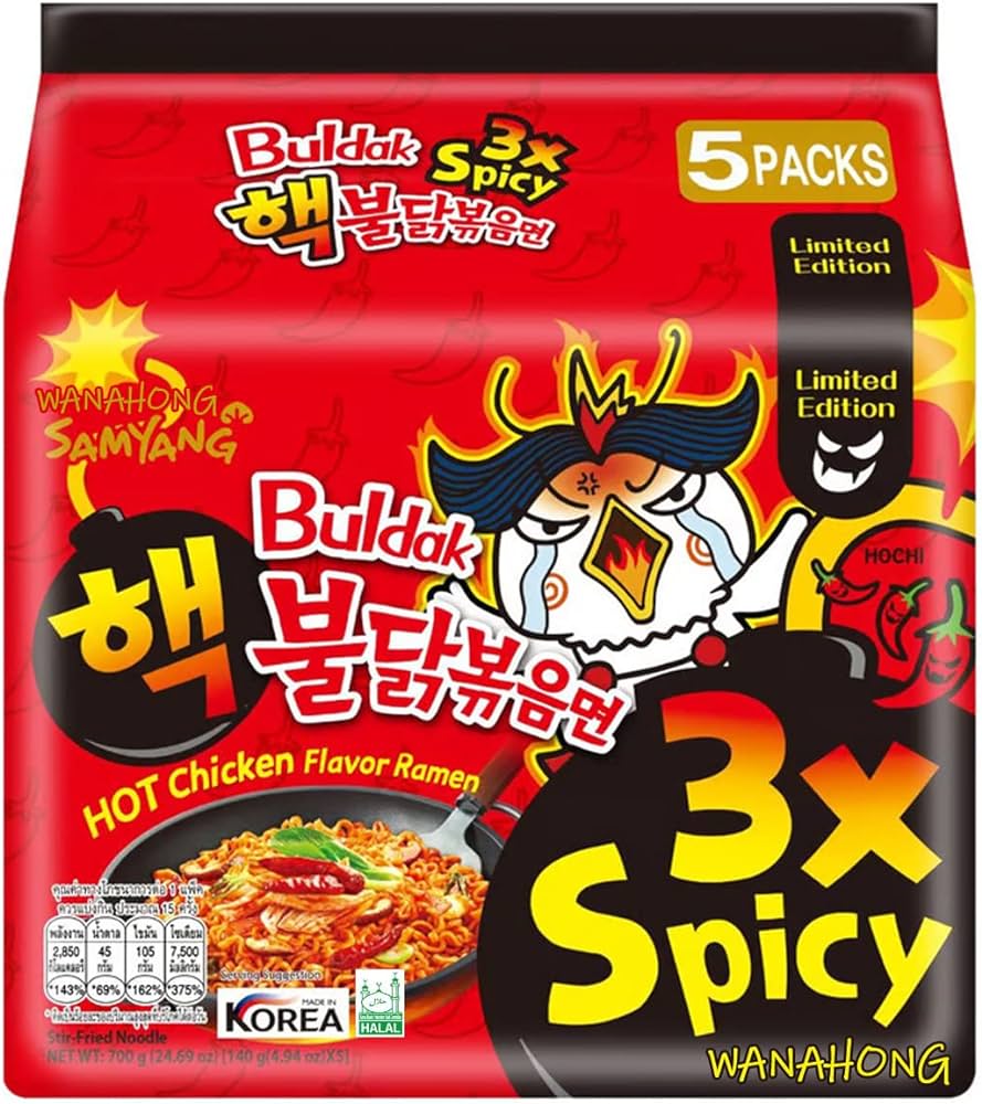 SAMYANG Buldak Hot Chicken Flavour Ramen - (3x Spicy) 5PKS