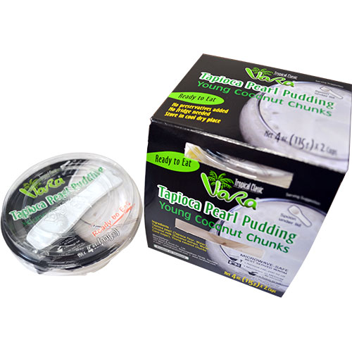 VARA Tapioca Pearl Pudding Young Coconut Chunks 2 x 115g