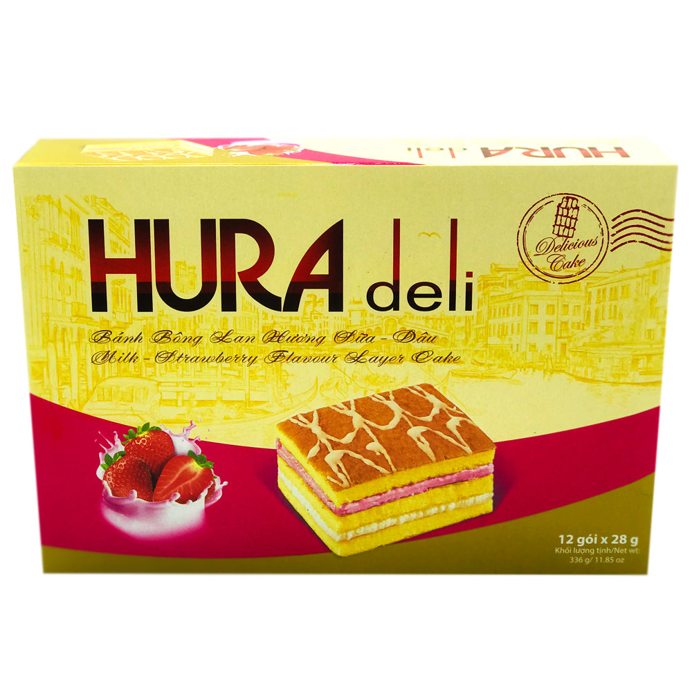 HURA DELI Strawberry Layer Cake 12x28g