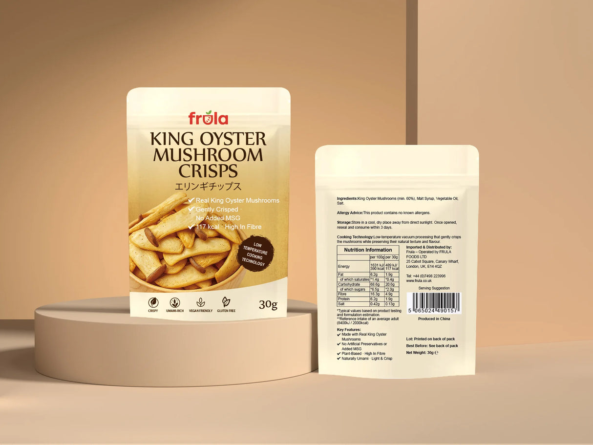FRULA King Oyster Mushroom Crisps 30g