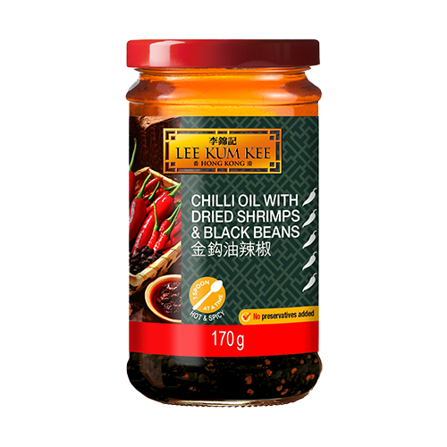 LEE KUM KEE Chilli Oil With Dried Shrimps & Black Beans 170g