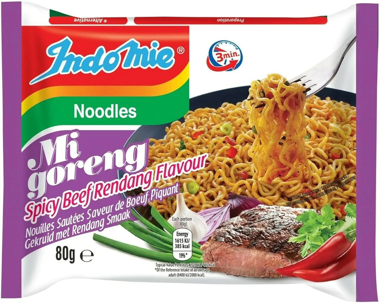 INDOMIE MI GORENG Spicy Beef Rendang 80g