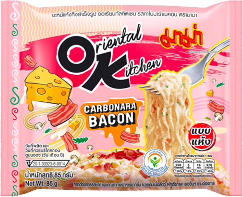 MAMA Instant Noodles Carbonara Bacon Flavour 85g