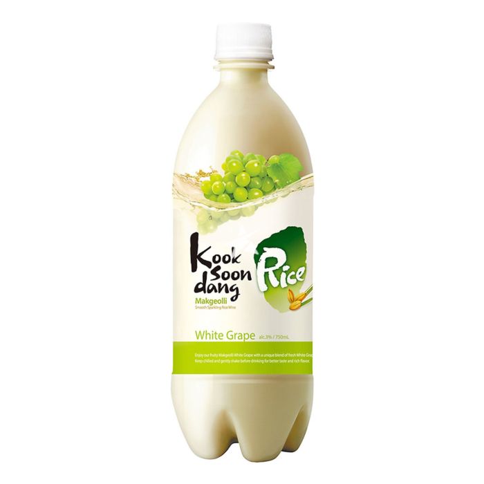 MAKGEOLLI Rice Makgeolli - White Grape 750ml 3% Alc