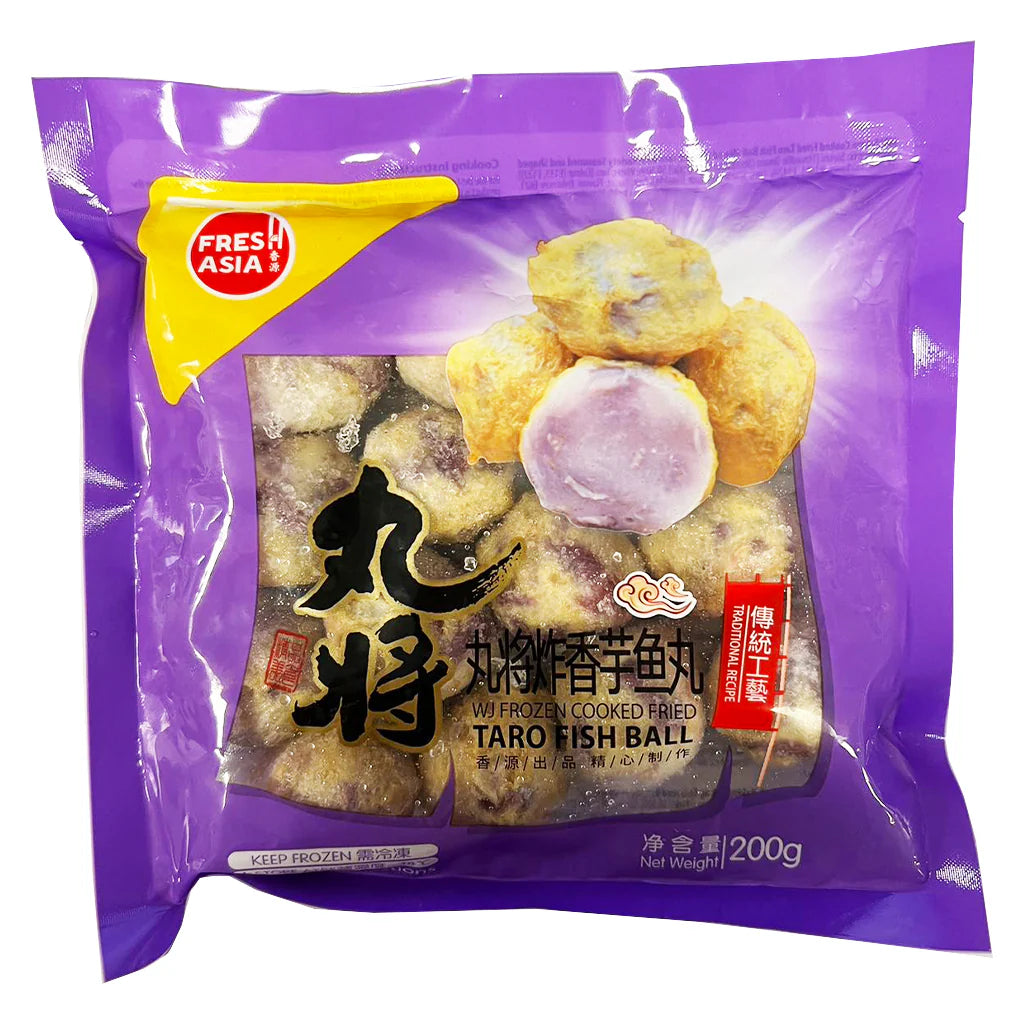 Frozen FRESHASIA WJ Cooked Fried Taro Fish Ball 200g