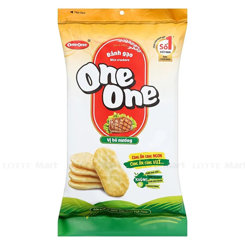 ONE ONE Banh Gao Vi Bo Nuong 150g
