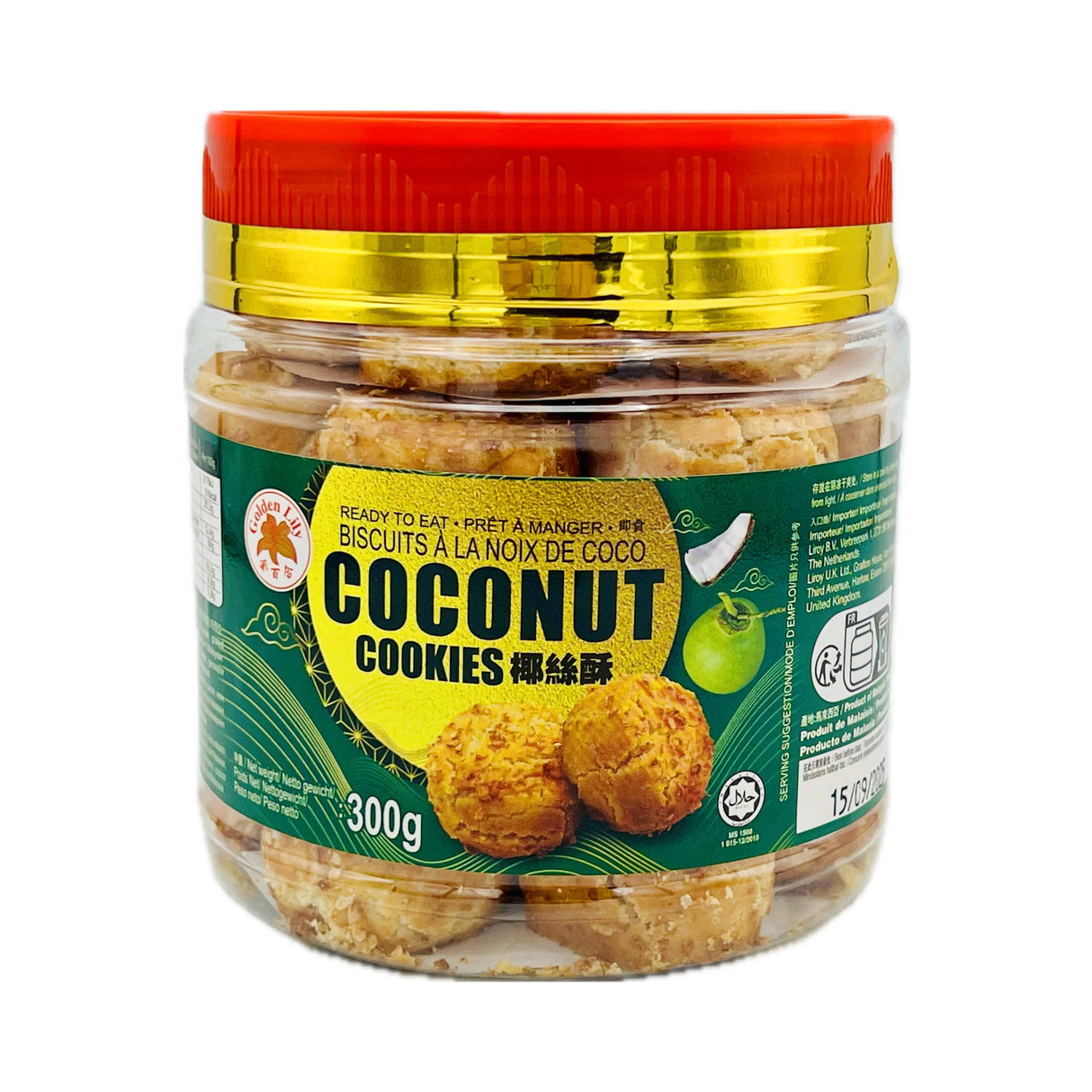 GOLDEN LILY Coconut Cookies 300g