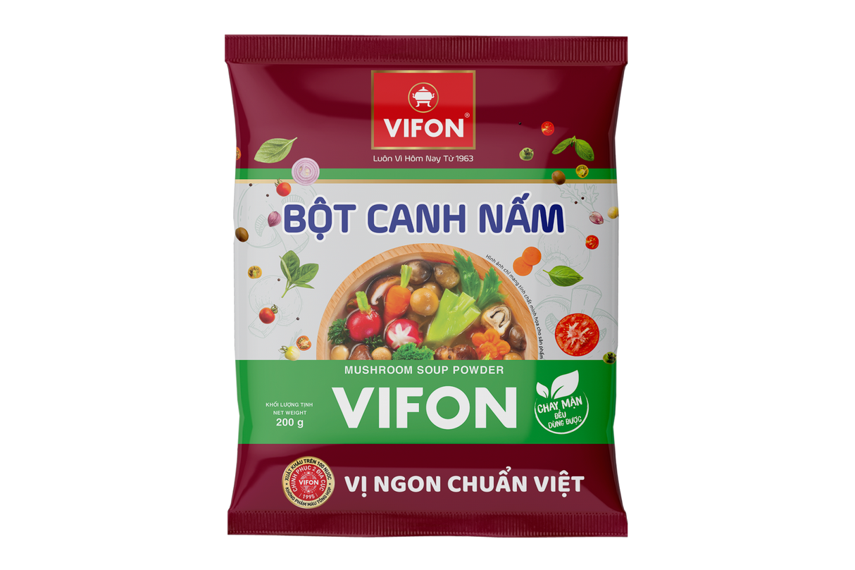 VIFON Mushroom Soup Powder Bot Canh Nam 200g