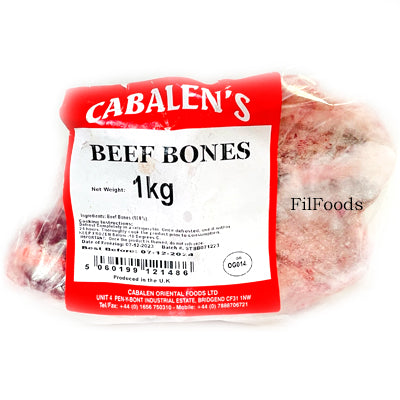 Frozen CABALEN'S Beef Bones 1kg