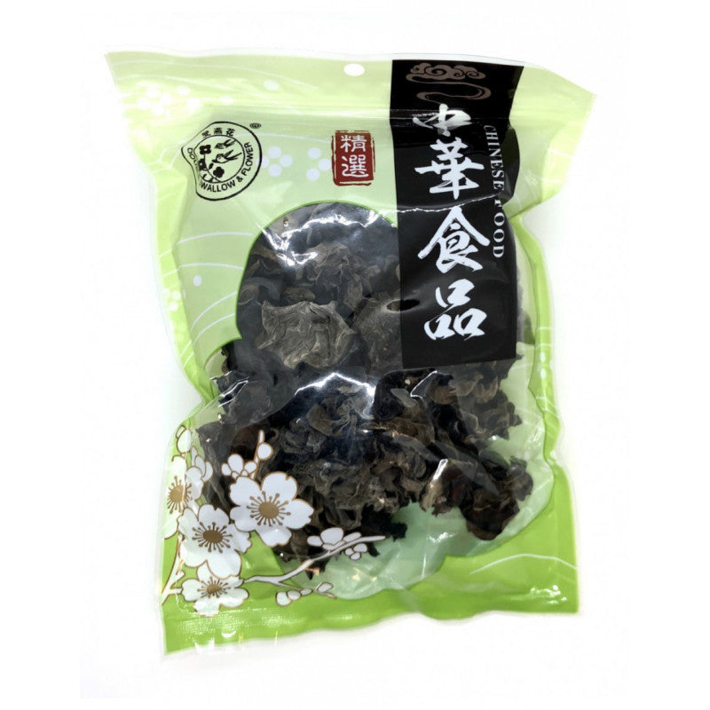 DOUBLE SWALLOW & FLOWER Dried Black Fungus 100g