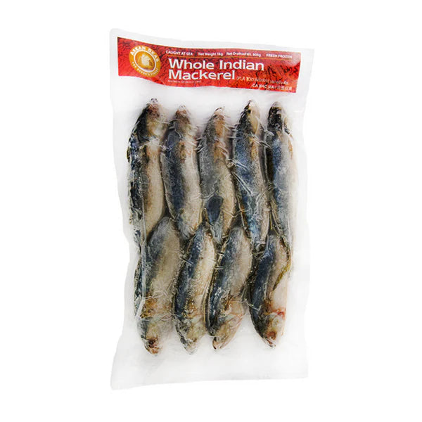 Frozen Whole Indian Mackerels 900g