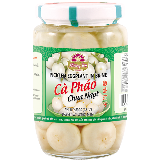 HUONG SEN Pickled Eggplant In Brine 800g
