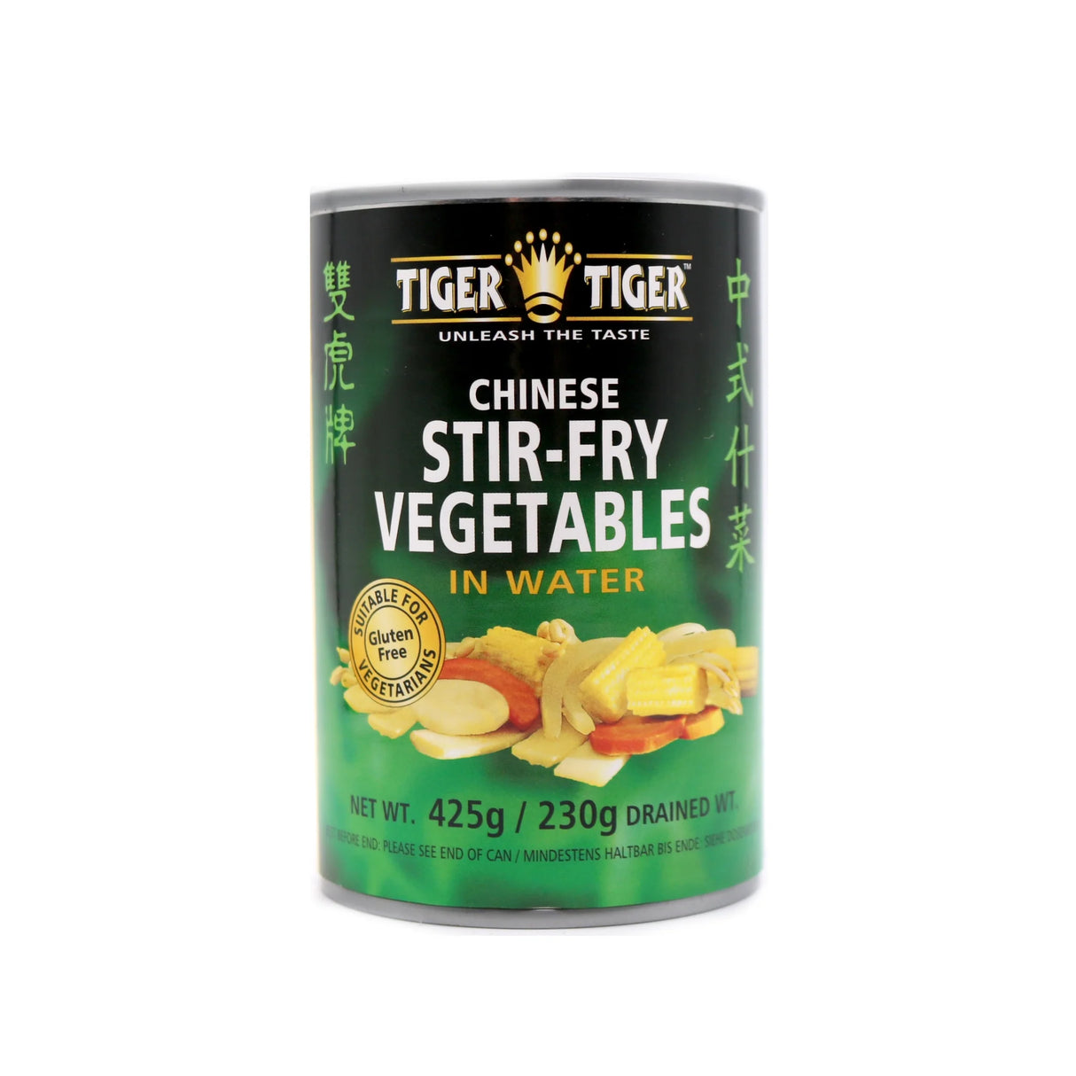 Tan TIGER TIGER Chinese Stir-Fry Vegetables In Water 425g