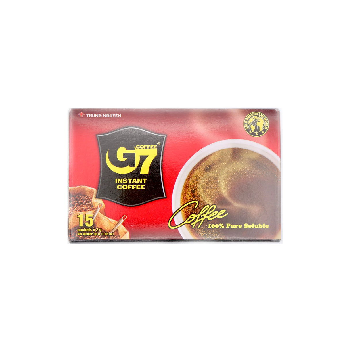 TRUNG NGUYEN G7 Instant Coffee Drink Granules 15x2g