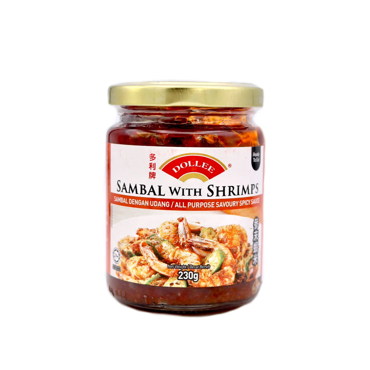 DOLLEE Sambal With Shrimps 230g