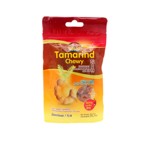 Sandy Brown DOUBLE SEAHORSE Tamarind Chewy Spicy & Sour 80g