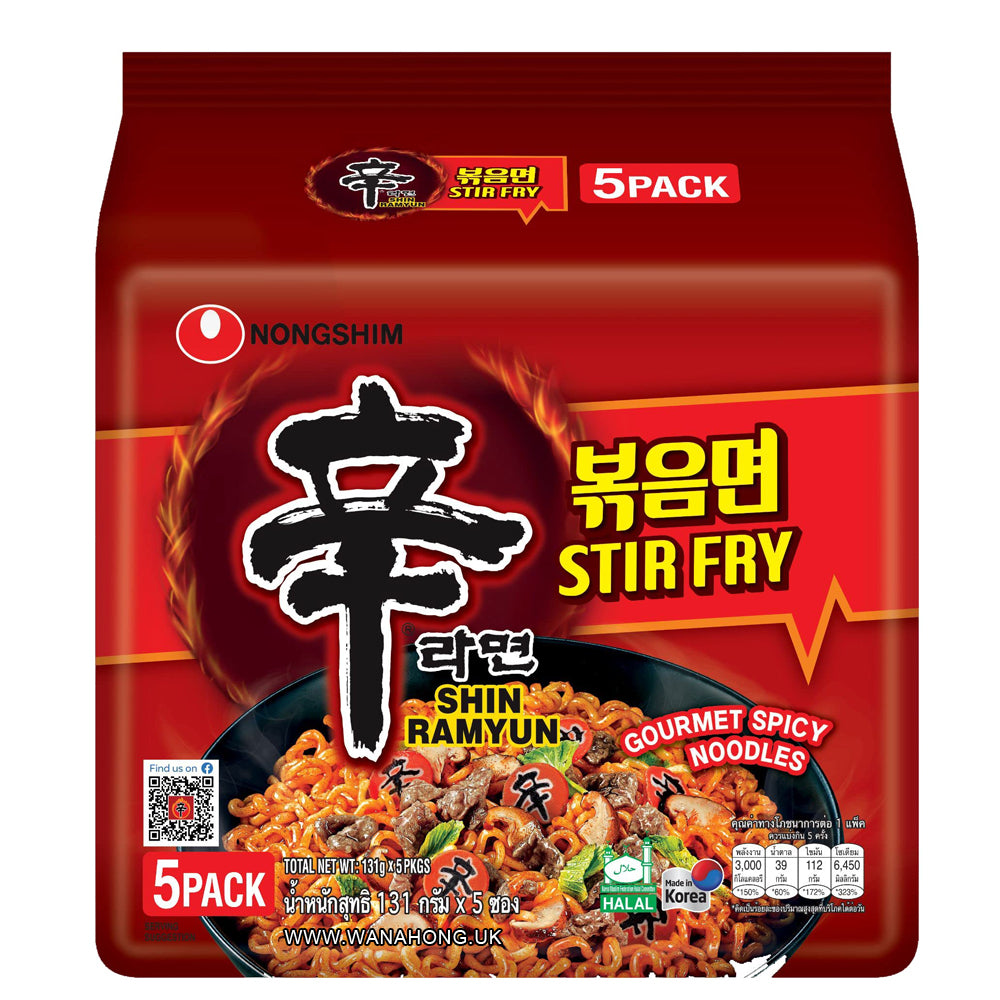 NONGSHIM Shin Ramyun Stir Fry 5PKS