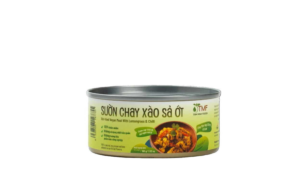 TAM MINH FOODS Vegetarian Pork Ribs Stir-Fried With Lemongrass 100g