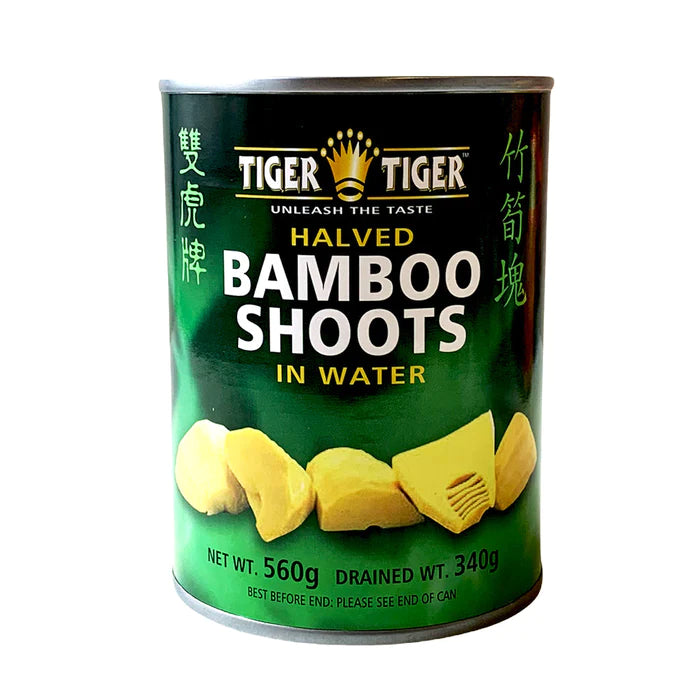 TIGER TIGER Halved Bamboo Shoots In Water 560g