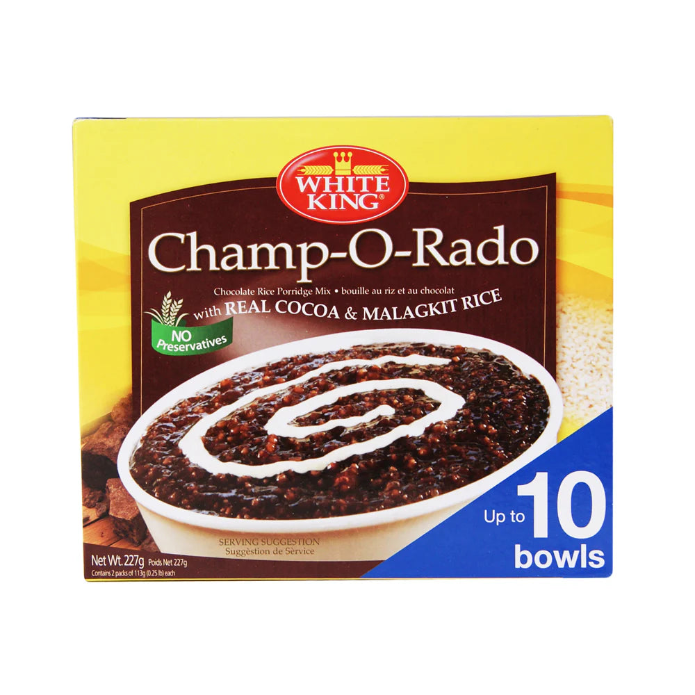 WHITE KING Champ-O-Rado Chocolate Rice Porridge Mix 227g