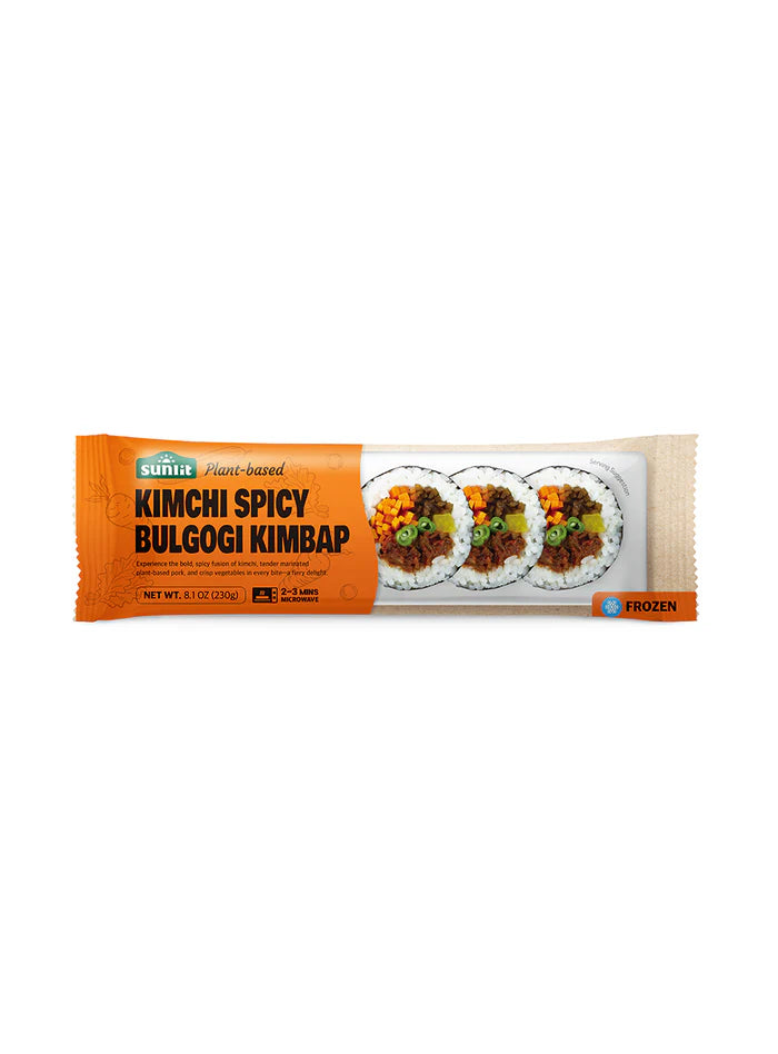 Frozen SUNLIT Kimchi Spicy Bulgogi Kimbap 230g